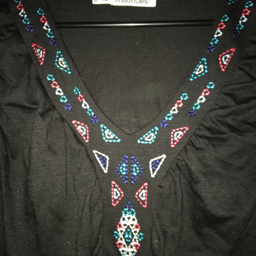Tribal Patterned Blouse - image 2